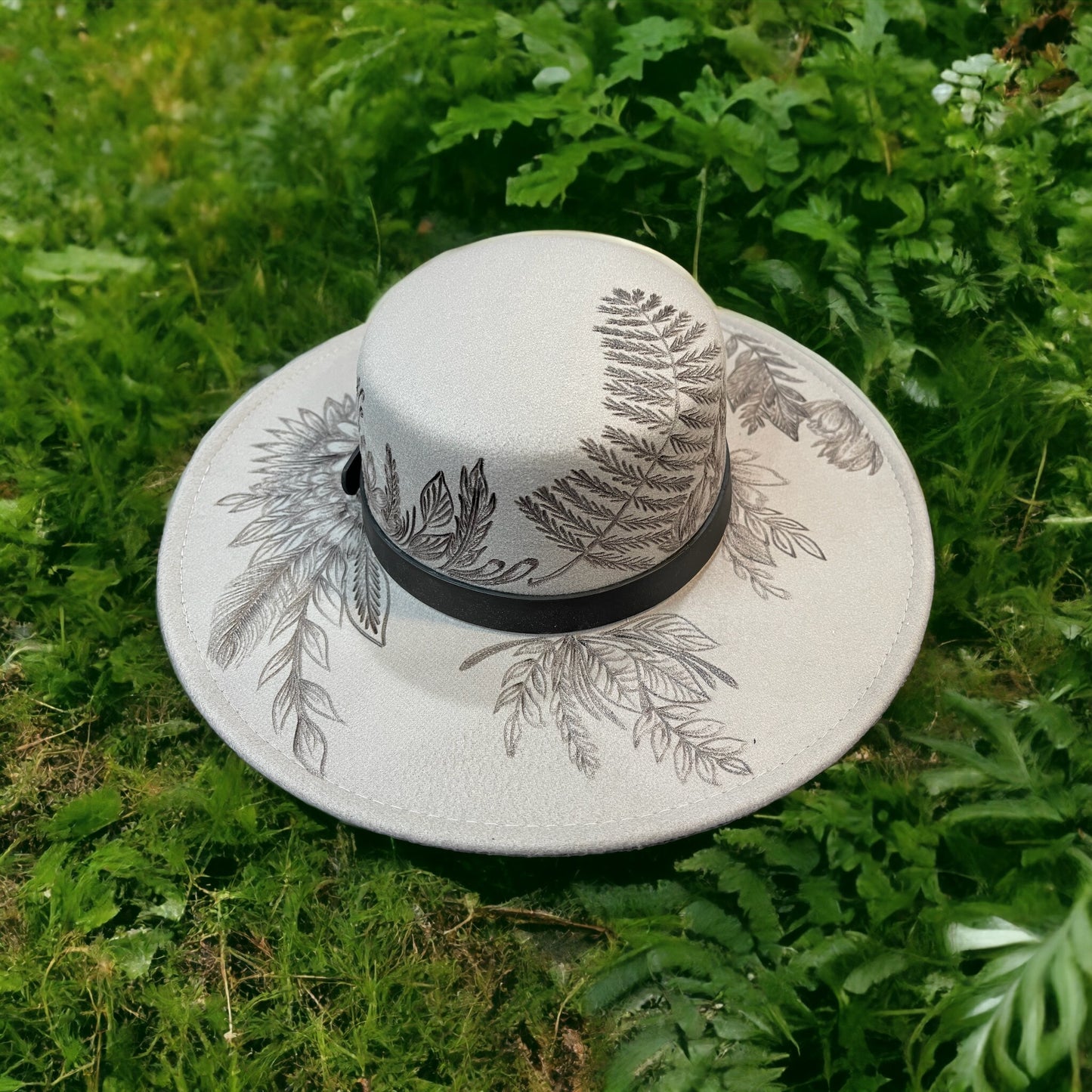 Plume- Burned Flat Top Hat
