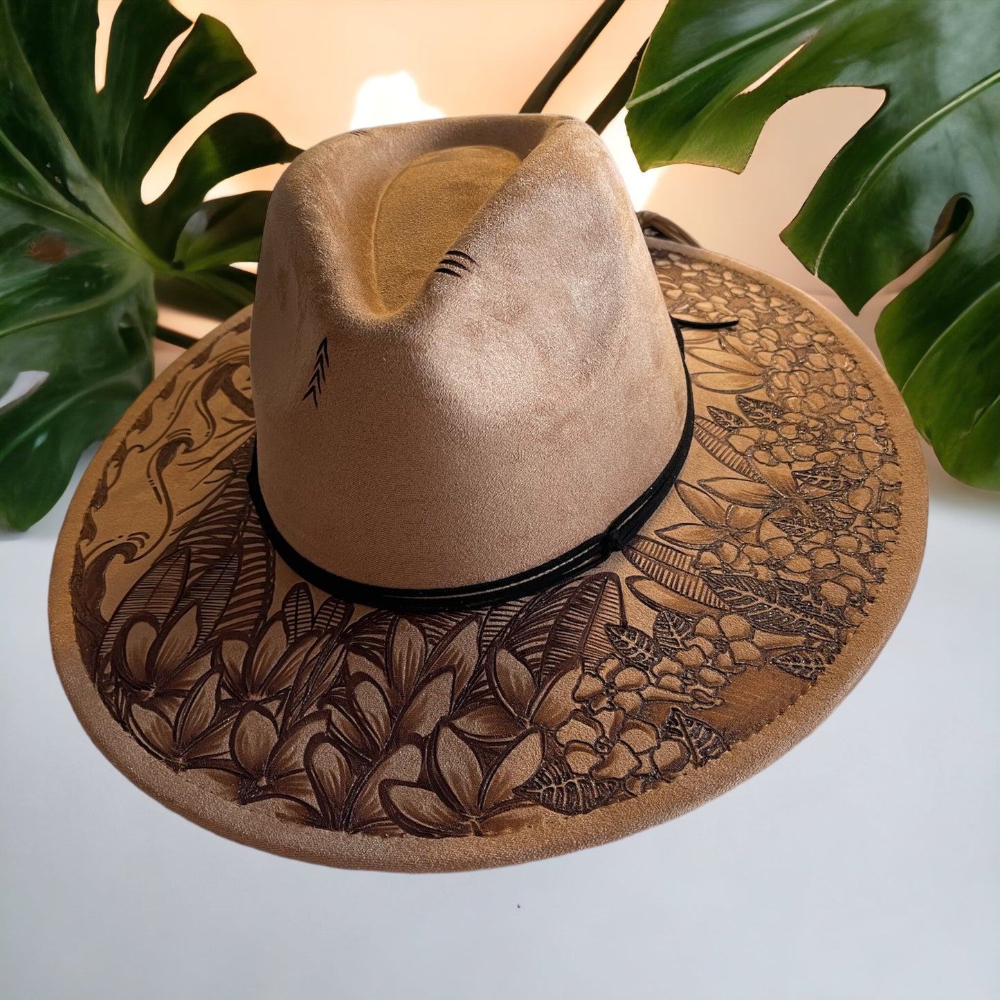 Kalei- Burned Wide Brim Hat