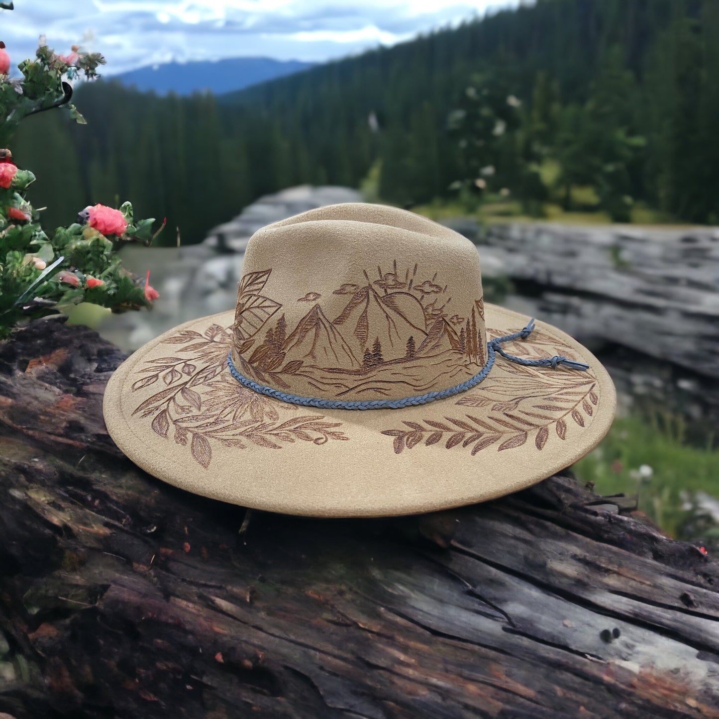Mountain Rays- Burned Hats