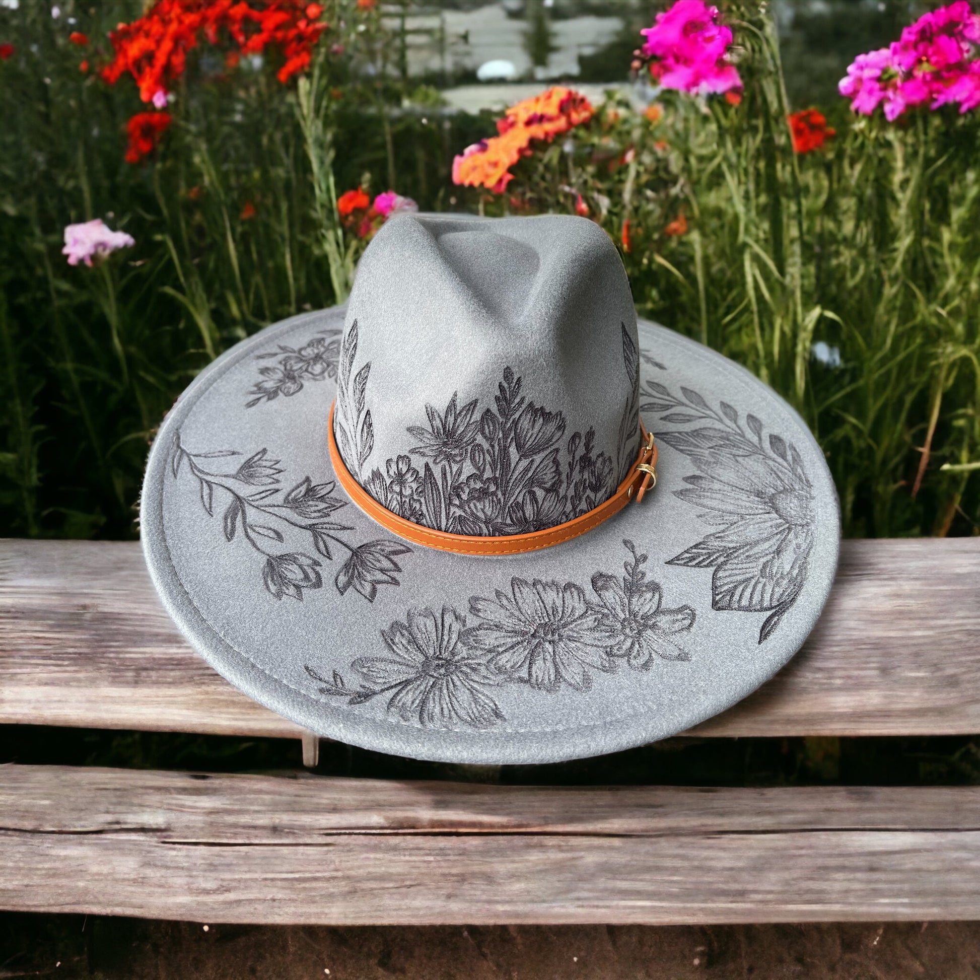 Fleurs - Burned Hat – PIPER By Chic