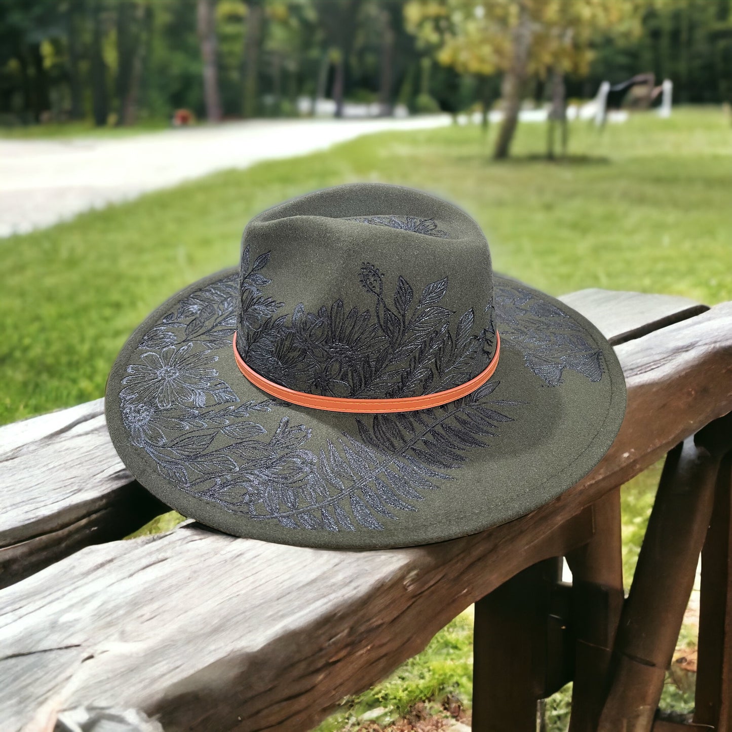 Fern- Burned Hat