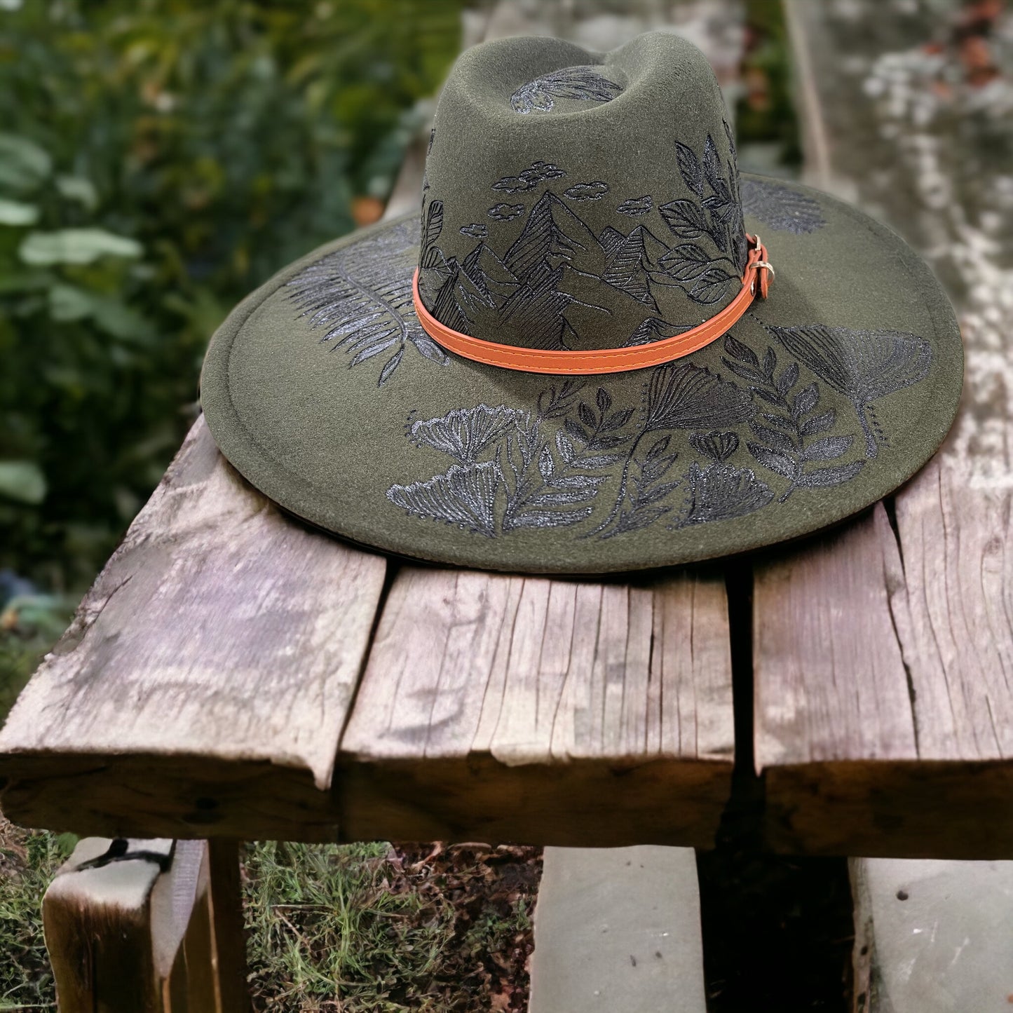 Fern- Burned Hat