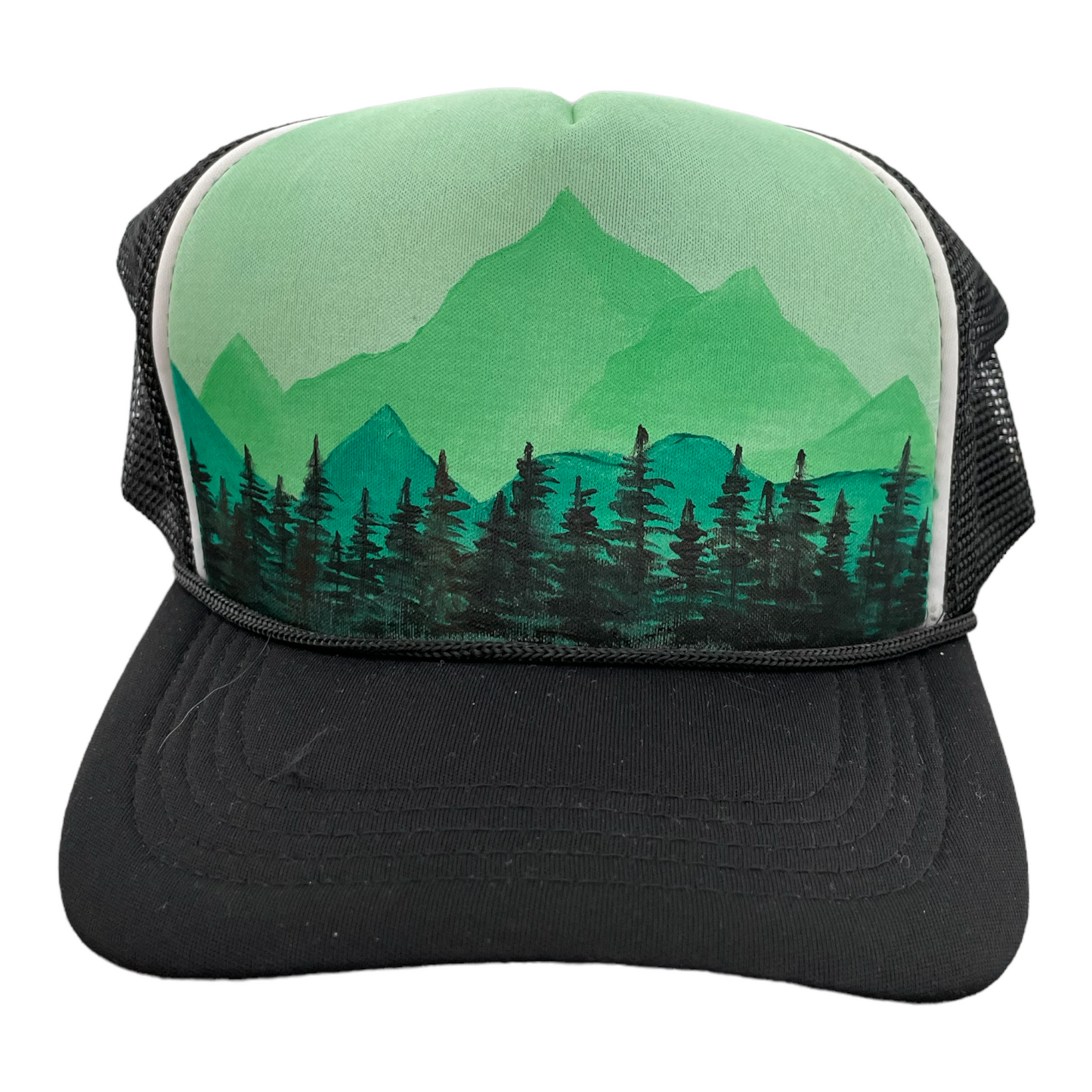 Evergreen - Handpainted Trucker Hat