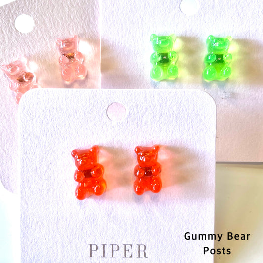 Gummy Bear Earrings -Post Style